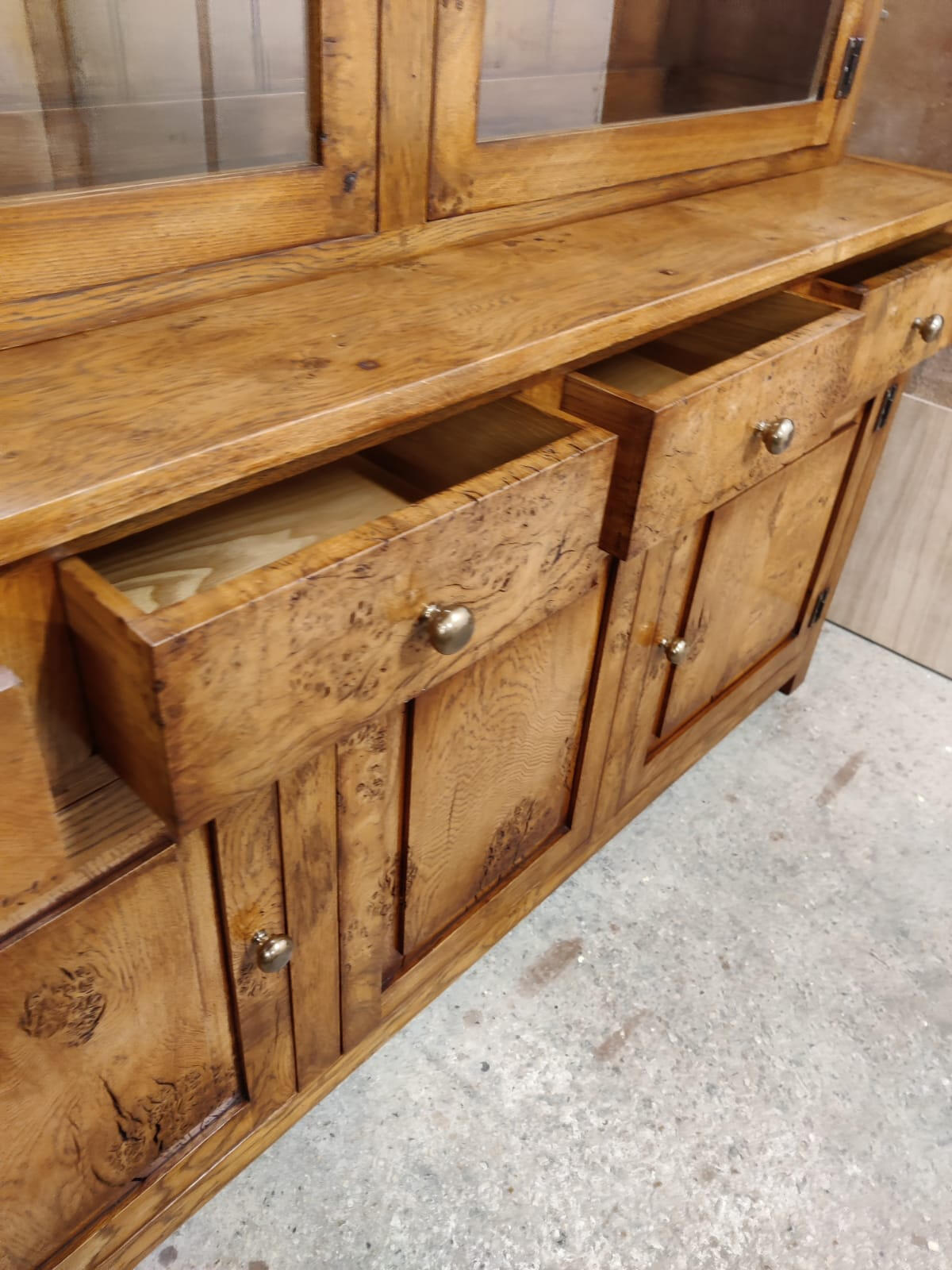 Welsh Dresser Base & Glazed Rack.